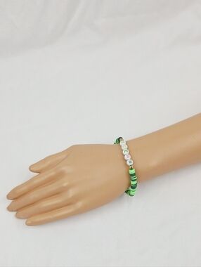 Handmade Clay Bead Ocean Bracelet